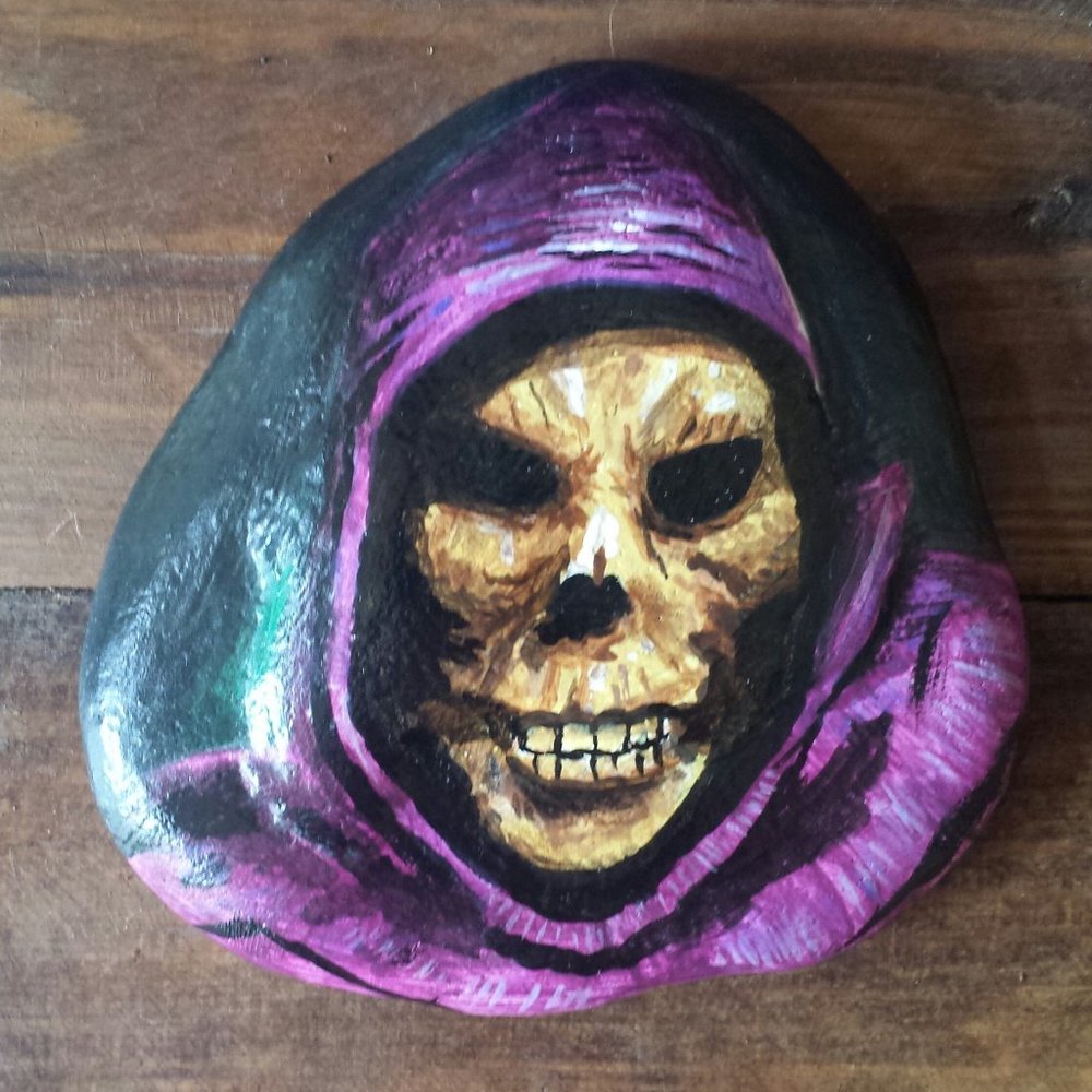 Skeletor - MASTERS OF UNIVERSE Handpainted With Acrylics
